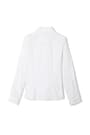 back view of  Long Sleeve Pointed Collar Blouse opens large image - 2 of 2