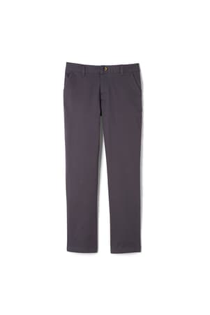 front view of  Boys' Straight Fit Stretch Twill Pant