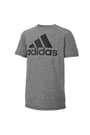 front view of  adidas Short Sleeve Climalite® Performance Logo Tee opens large image - 1 of 2
