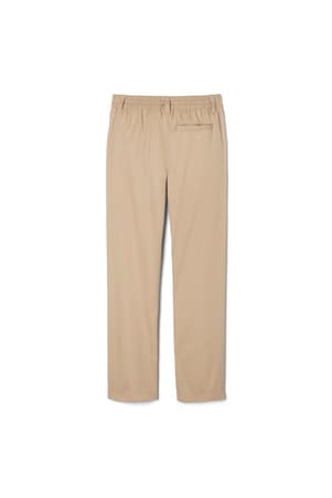 back view of  Boys' Pull-On Relaxed Fit Stretch Twill Pant