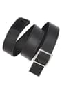 front view of  Velcro-Closure Leather Belt opens large image - 1 of 1