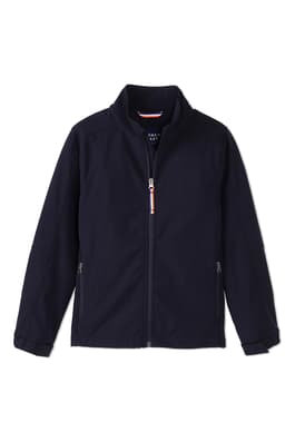 front view of  Full Zip Soft Shell Bonded Polar Fleece Jacket