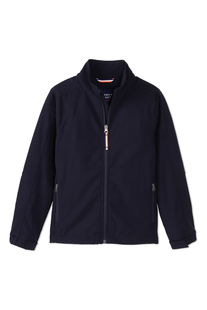front view of  Full Zip Soft Shell Bonded Polar Fleece Jacket