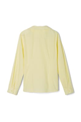 Back view of  Long Sleeve Peter Pan Collar Blouse - FINAL SALE