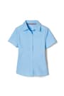 front view of  Adult Short Sleeve Stretch Blouse - FINAL SALE opens large image - 1 of 1