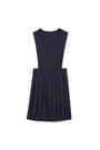 Back View of V-Neck Pleated Jumper  - 2 of 2