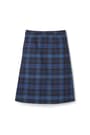 back view of  Below The Knee Plaid Pleated Skirt - FINAL SALE opens large image - 2 of 2