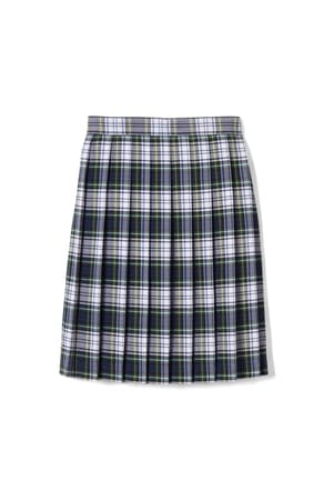  of At The Knee Plaid Pleated Skirt 