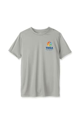 Front view of T.M.S.A short sleeve performance tee of  TMSA Short Sleeve Performance Tee