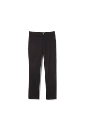 front view of  Girls' Straight Fit Stretch Twill Pant
