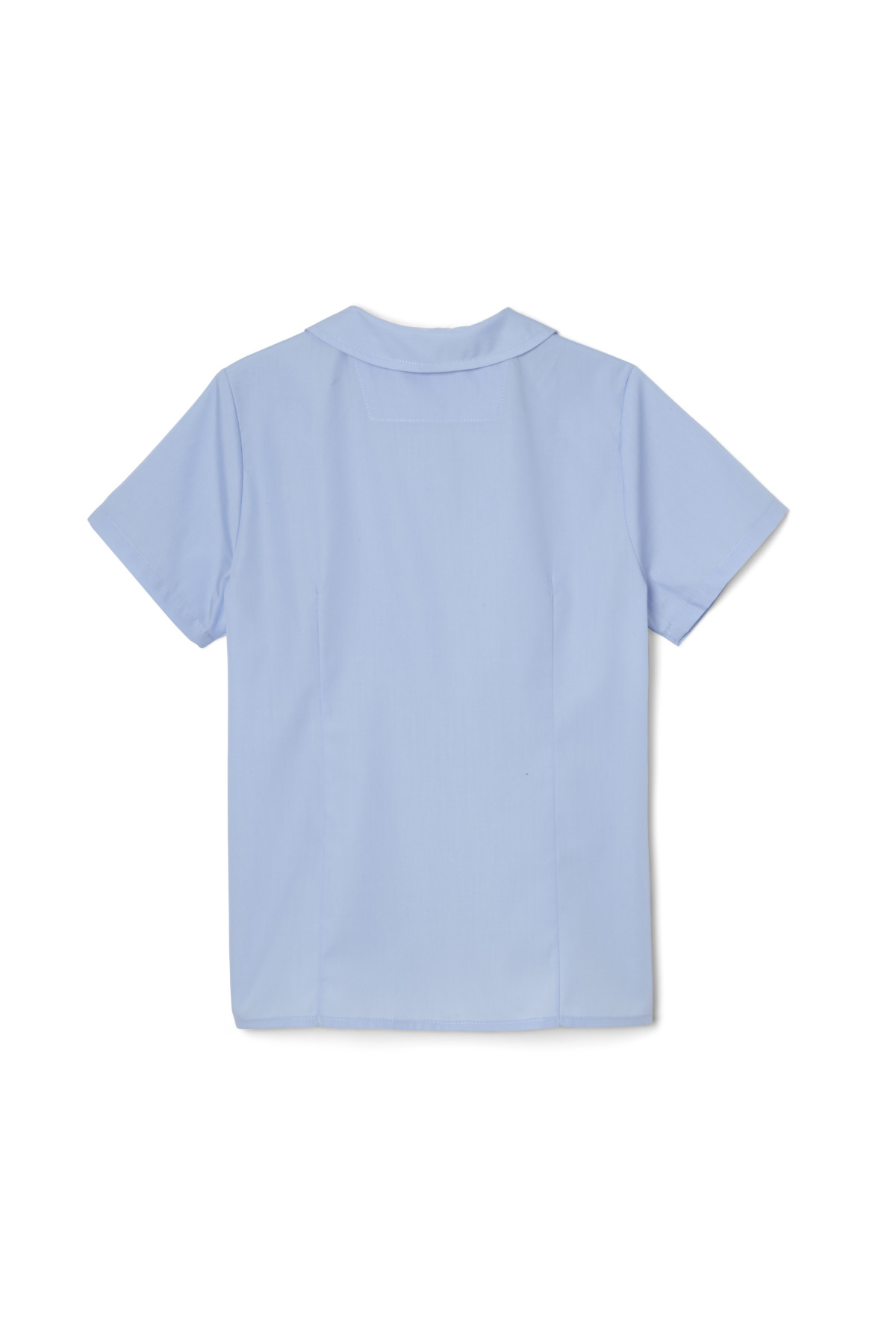 short sleeve modern peter pan blouse