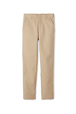 front view of  New! Boys' Adaptive Relaxed Fit Stretch Twill Pant