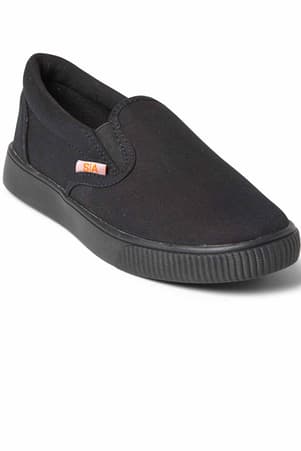 side view of  Slip-On Sneaker with Success Academy Logo