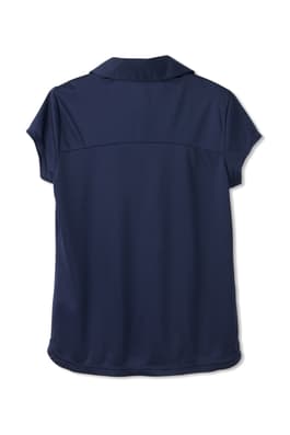 Back view of  New! Short Sleeve Performance Polo (Feminine Fit)