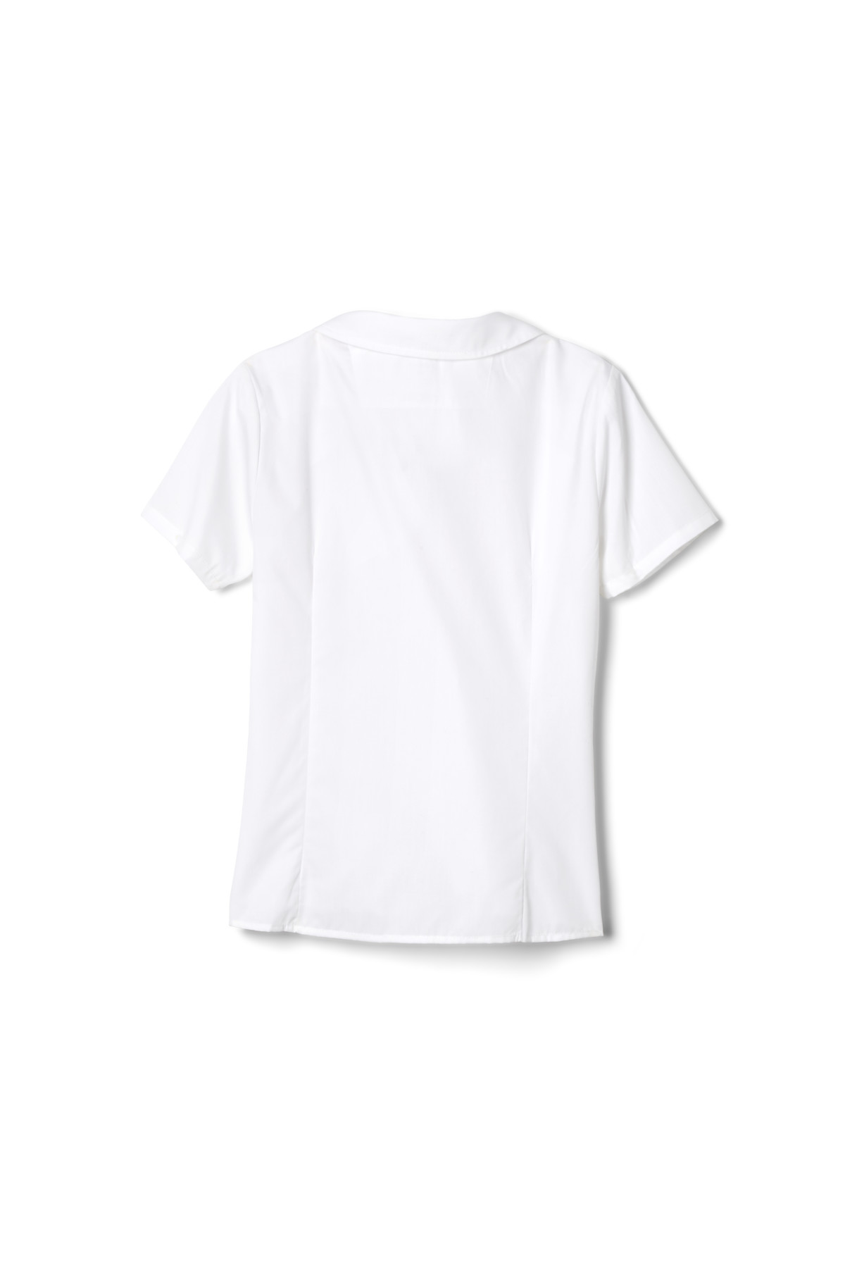 short sleeve modern peter pan blouse