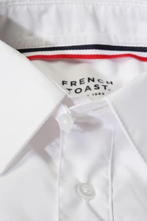 detail view of collar of  Long Sleeve Dress Shirt