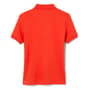 back view of  Girls Short Sleeve Interlock Polo - FINAL SALE - 2 of 2