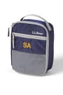 side view of  L.L. Bean Lunch Box with Success Academy Logo opens large image - 2 of 2