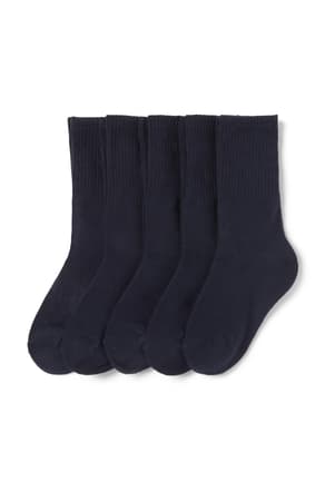 front view of  5-Pack Crew Socks