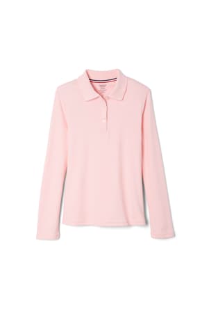  of Long Sleeve Feminine Fit Interlock Polo - FINAL SALE 