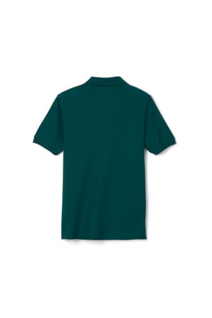 back view of  Short Sleeve Pique Polo