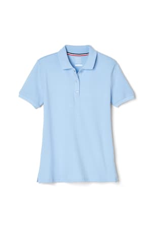 French Toast Girls Short Sleeve Stretch Pique Polo