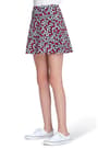 front view of  Heart Print Skort opens large image - 1 of 2