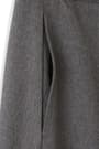 Complete front view of Pleated Two-Tab Skirt opens large image - 3 of 4