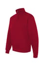 diagonal view of  Jerzees - Nublend® Quarter-Zip Cadet Collar Sweatshirt - FINAL SALE - 3 of 3