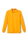 Front view of  Long Sleeve Pique Polo - FINAL SALE - 1 of 1