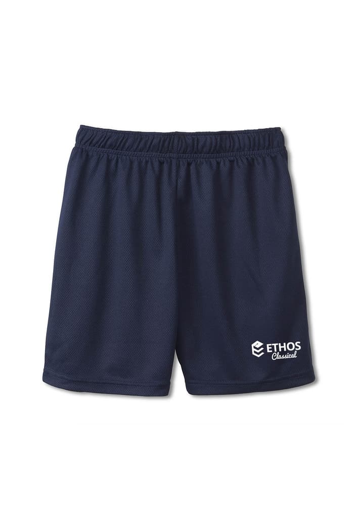 Front view of Ethos Classical performance mesh short