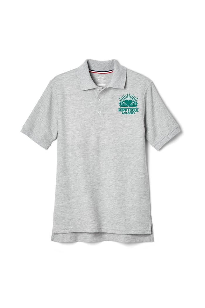 Front view of Short Sleeve Pique Polo 