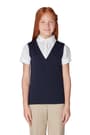 front on figure view of  Short Sleeve 2-in-1  Vest opens large image - 3 of 4