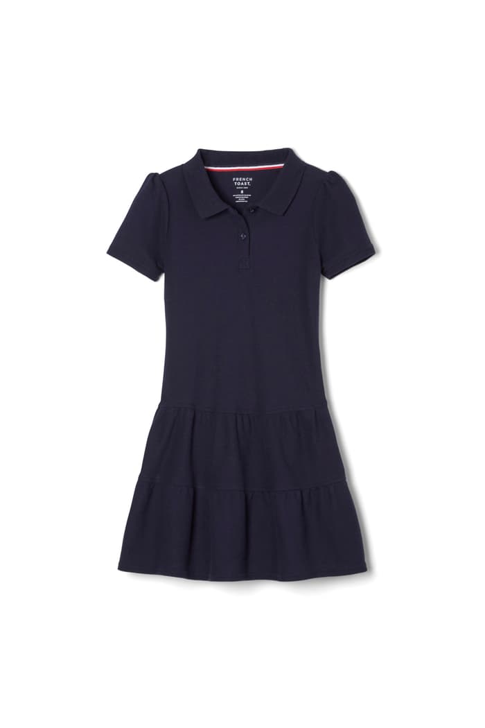 School Uniform Girls Long Sleeve Ruffled Peter Pan Collar Knit