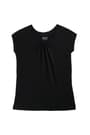 front view of  Girls Short Sleeve Crew Neck Tee Light Pink 3-Pack - 4 of 4