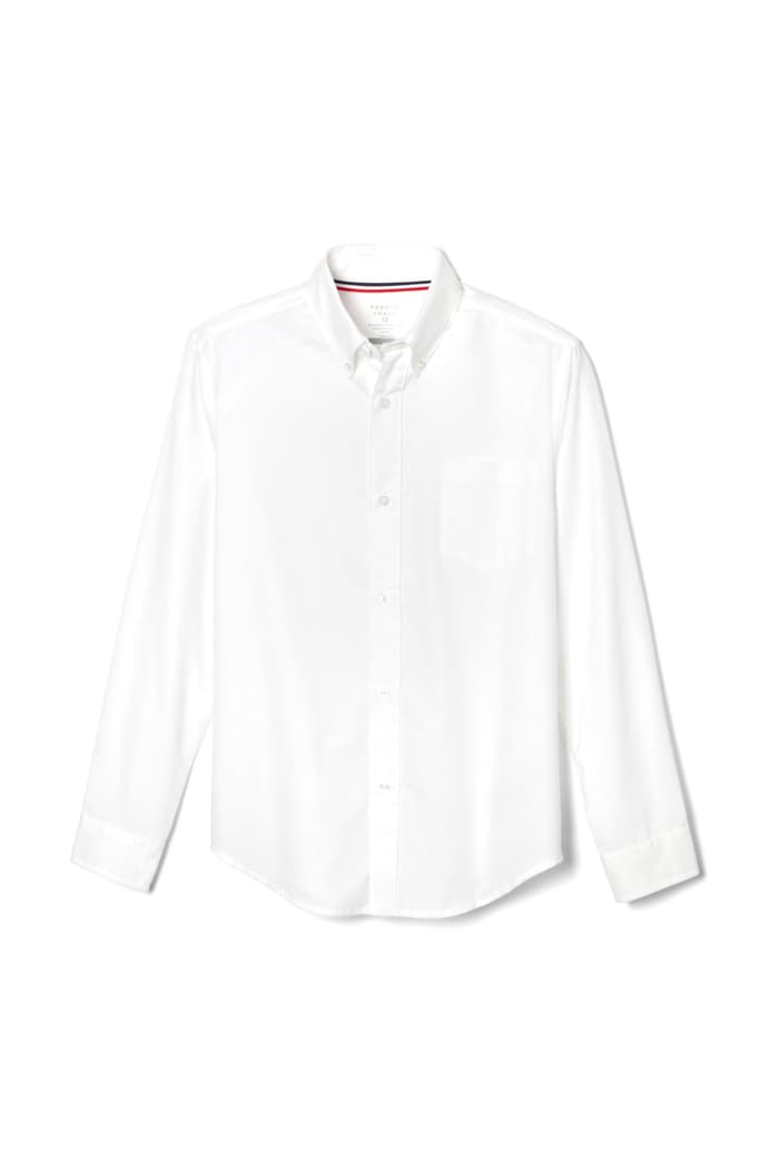 Front view of Long Sleeve Oxford Shirt 