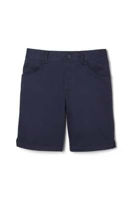 Front view of  Girls' Pull-On Twill Short - FINAL SALE