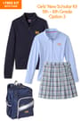 Front view of Girls' New Scholar Kit 5th to 6th Grade Option 3 (One FREE kit w/code) opens large image - 1 of 5