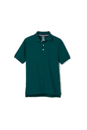 Royal Palm Elementary Short Sleeve Pique Polo - Academia Couture