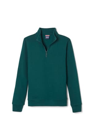 front view of  Quarter Zip Fleece Sweatshirt - FINAL SALE