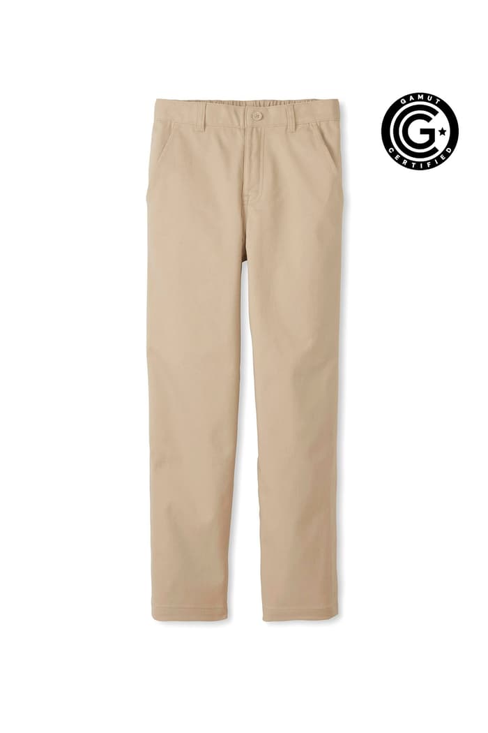 front view of  Boys' Adaptive Relaxed Fit Stretch Twill Pant