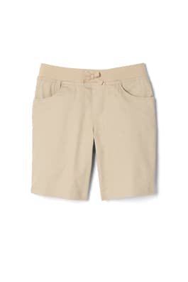  of Pull-On Stretch Twill Short with Knit Waistband - FINAL SALE 