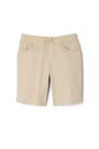 Front view of Pull-On Stretch Twill Short with Knit Waistband - FINAL SALE opens large image - 1 of 2