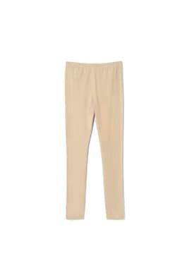 front view of  Khaki Knit Legging - FINAL SALE