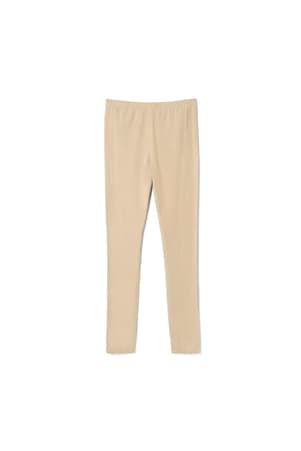 front view of  Khaki Knit Legging - FINAL SALE