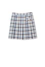 front view of  Plaid Two-Tab Skort opens large image - 1 of 3