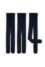 Front view of all opaque tights side by side. of  3-Pack Opaque Tights - 2 of 2