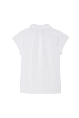 back view of  Short Sleeve Raglan Blouse