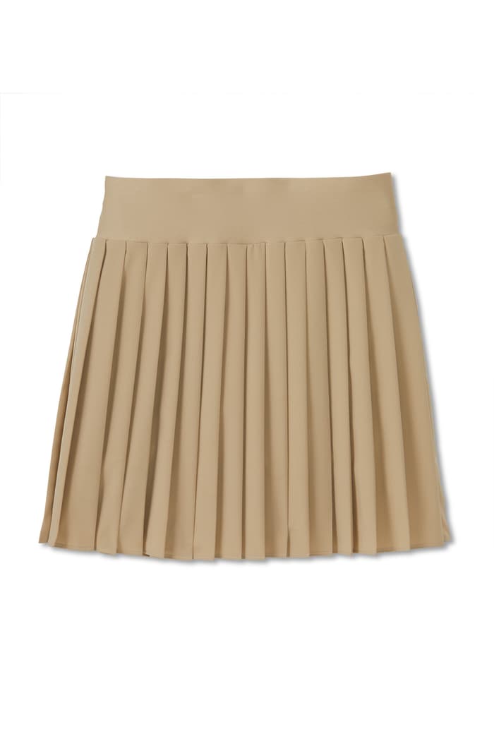 Front view of All Around Pleated Pull-On Skort. of  New! All Around Pleated Pull-On Skort