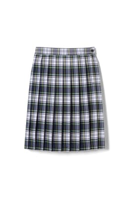  of At The Knee Plaid Pleated Skirt 